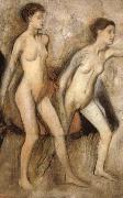 Edgar Degas Young Spartan Girls oil on canvas